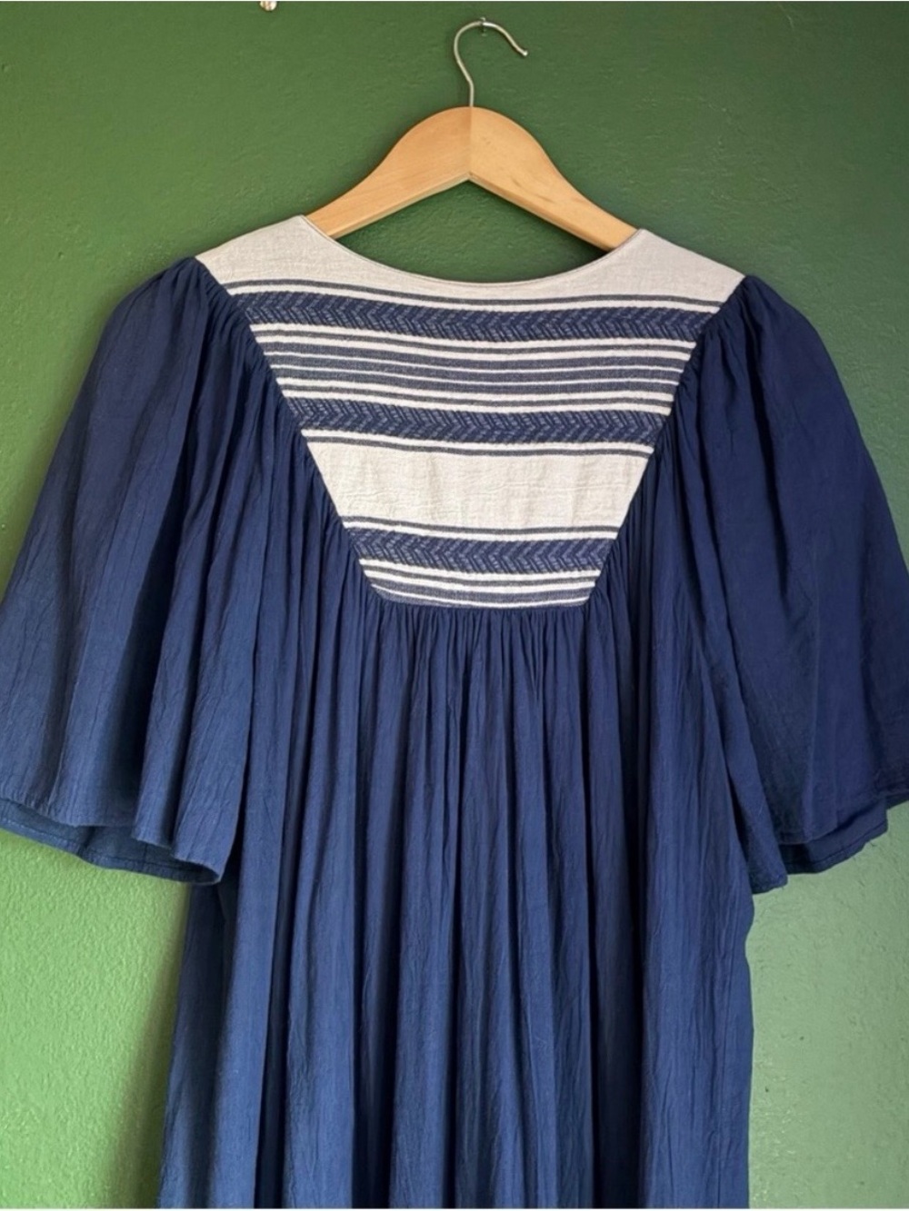 Vintage Ropa California Squaredance Muumuu Flowy dress size Large - Picture 5 of 6
